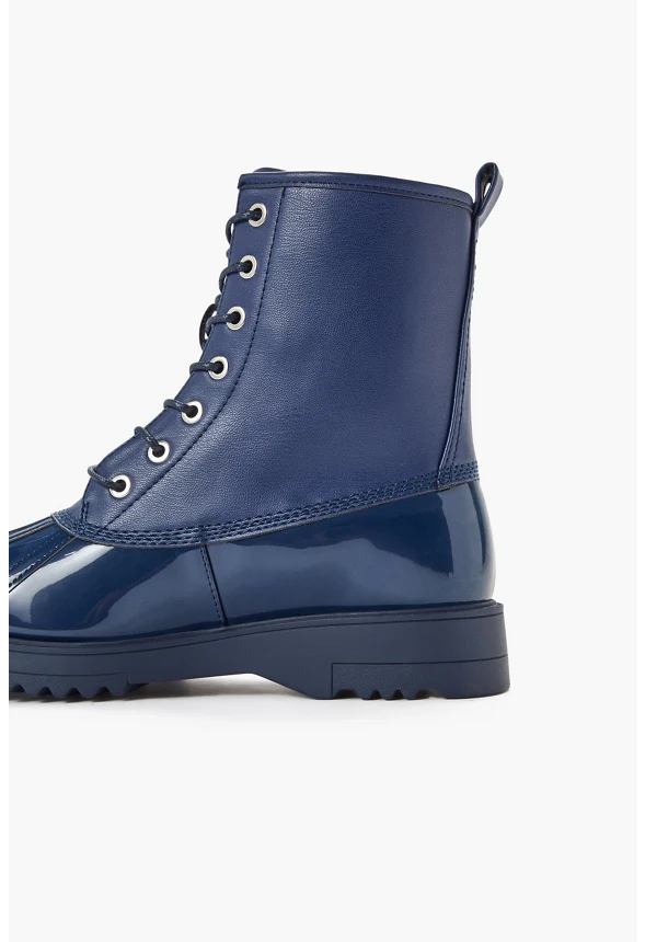 Amy Lace-Up Duck Boot - Image 5