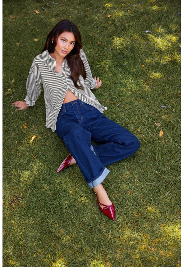 Billie Mid Rise Straight Leg Jeans - Image 4