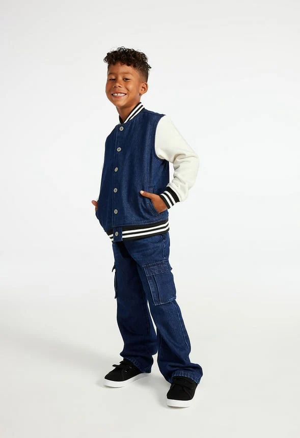Denim Bomber Jacket - Image 5