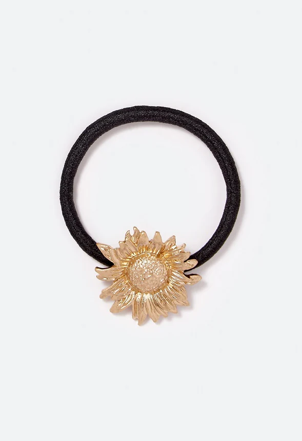 Heidi Sunflower Ponytail Holder