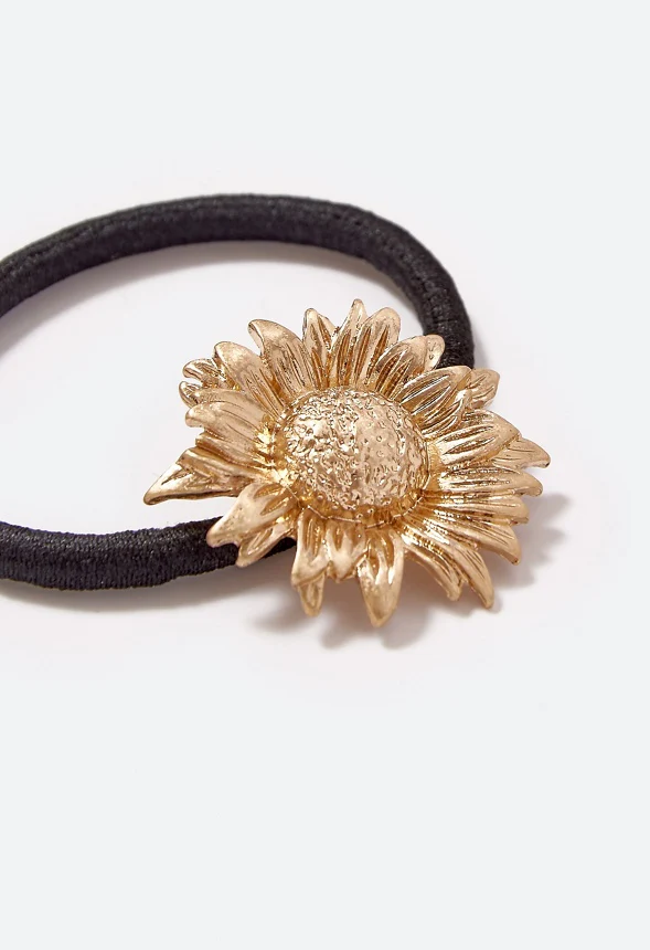 Heidi Sunflower Ponytail Holder - Image 3