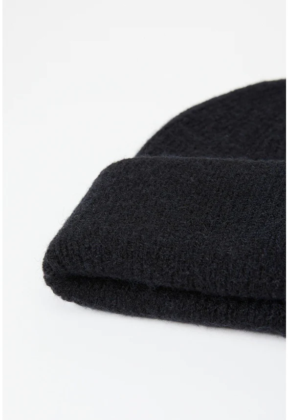 Rib Knit Beanie - Image 3